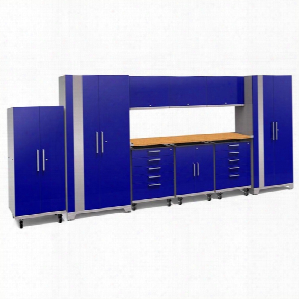 Newage Performance Plus 2.0 10 Piece Cabinet Set In Blue