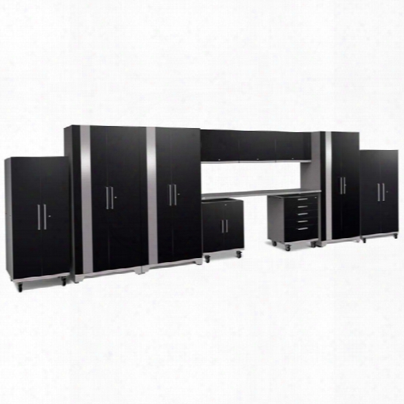 Newage Performance Plus 2.0 11 Piece Cabinet Set In Black