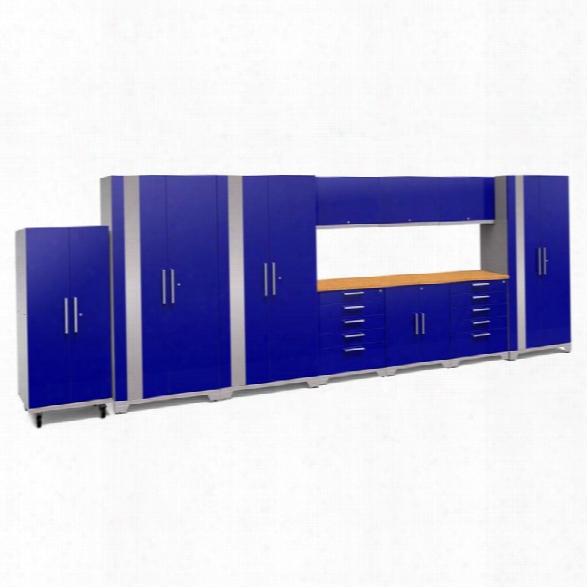 Newage Performance Plus 2.0 11 Piece Cabinet Set In Blue