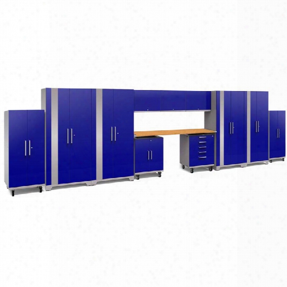 Newage Performance Plus 2.0 12 Piece Cabinet Set In Blue