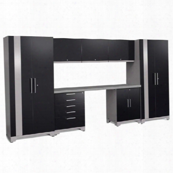 Newage Performance Plus 2.0 8 Piece Cabinet Set In Black