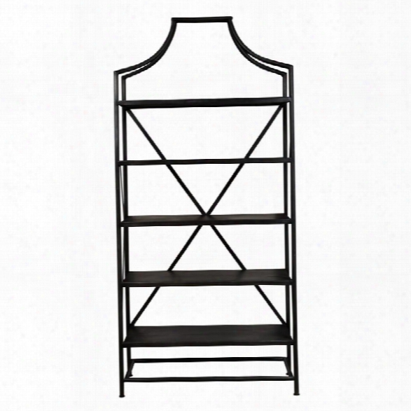 Pulaski Seneca 5 Shelf Etagere In Black