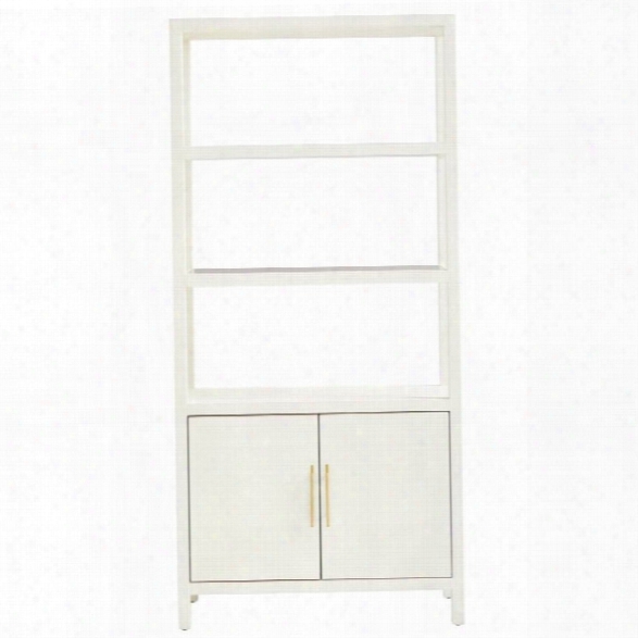 Stanley Furniture Panavista Archetype Bookcase In Pearl