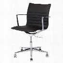 Nuevo Antonio Faux Leather Office Chair in Black