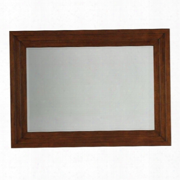 Tommy Bahama Island Fusion Luzon Landscape Mirror In Dark Hickory