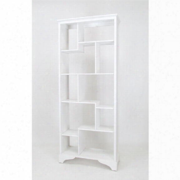 Wayborn 10 Shelf Etagere In White