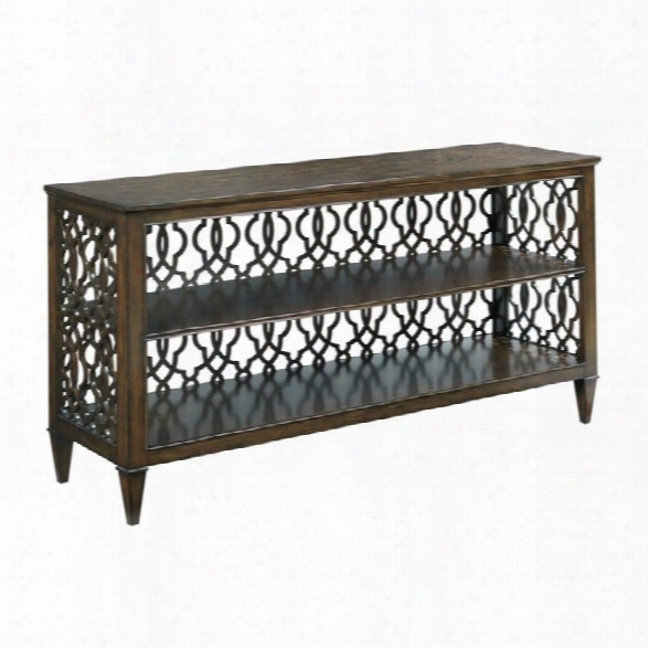 American Drew Grantham Hall Console Table In Coffee