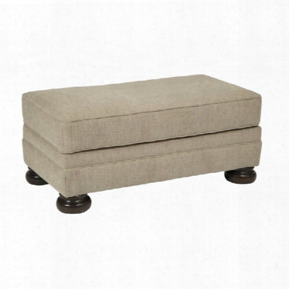 Ashley Quarry Hill Ottoman In Quartz