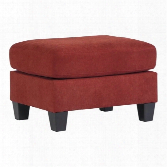 Ashley Sagen Fabric Ottoman In Sienna