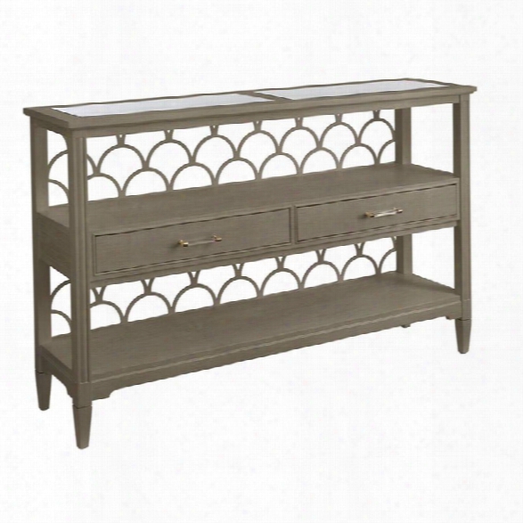 Coastal Living Oasis-sea Cloud Console Table In Grey Birch