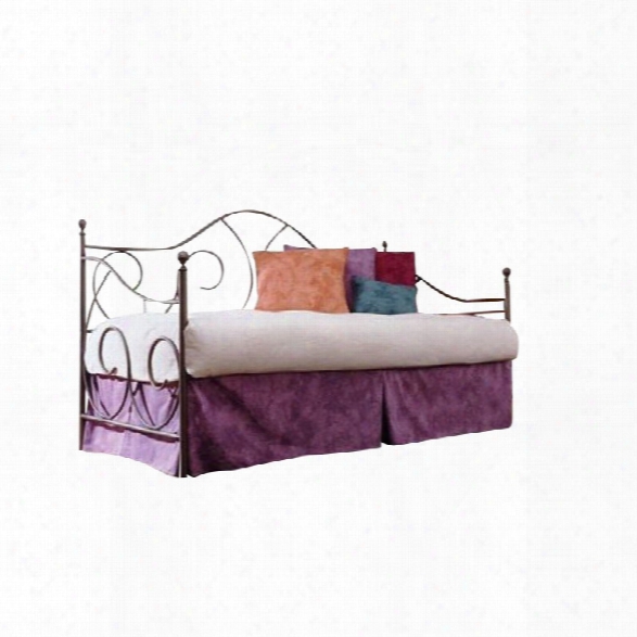 Fashion Bed Caroline Daybed With Link Spring And Trundle In Flint