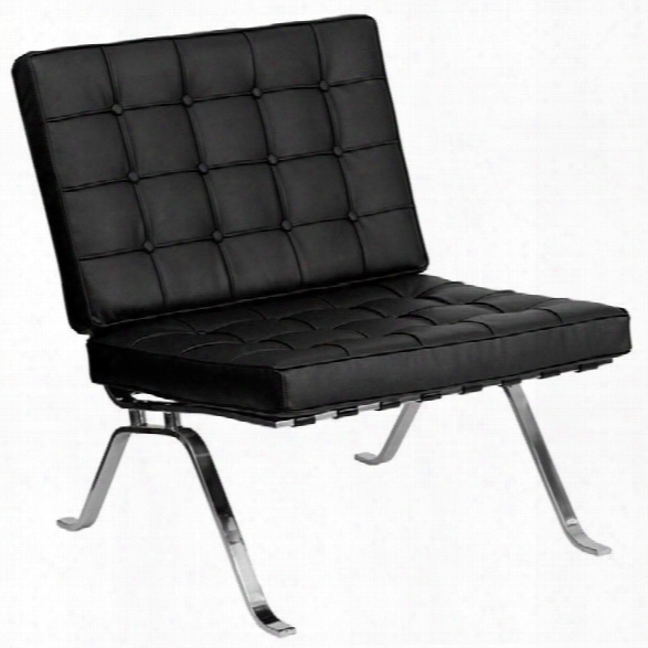 Flash Furniture Hercules Flash Series Lounge Guest Chair In Black