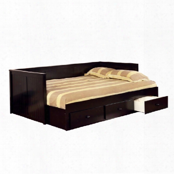 Furniture Of America Aidan Full Daybed With Drawers In Black