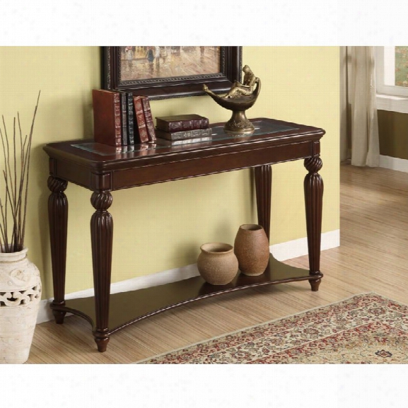 Furniture Of America Ittilic Console Flat In Dark Cherry