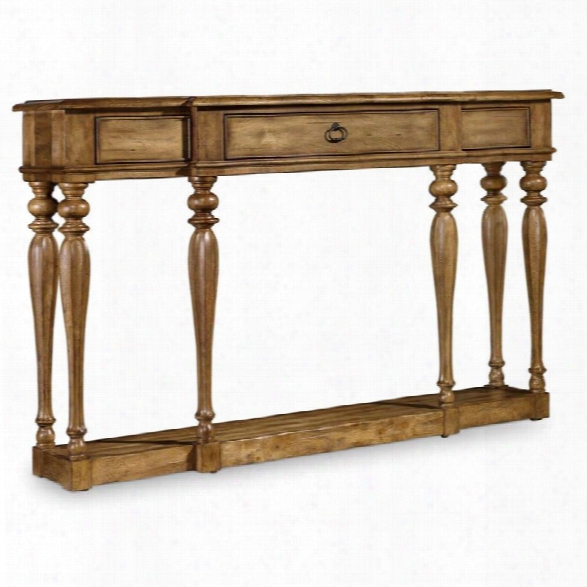 Hooker Furniture Archivist Narrow Console Table In Toffee