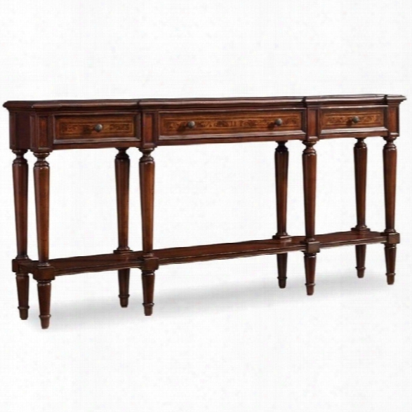 Hooker Furniture Grandover Three Drawer Console Table