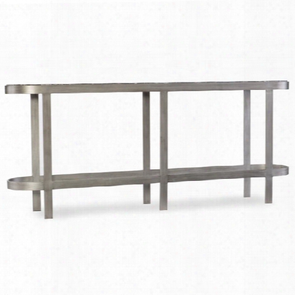 Hooker Furniture Melange Wren Marble Top Console Table In Gray