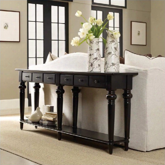 Hooker Furniture Sutherland Six Drawer Thin Console Table