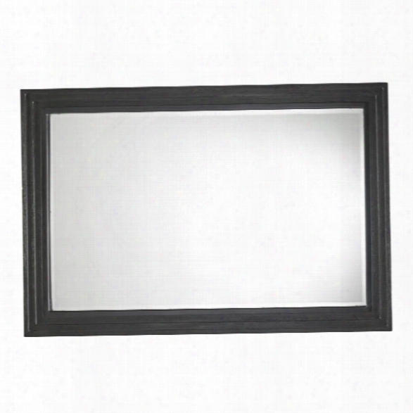 Lexington Carrera Volante Landscape Mirror In Carbon Gray