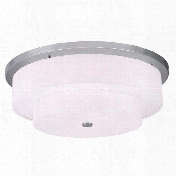 Livex Meridian Ceiling Mount In Brushed Nickel