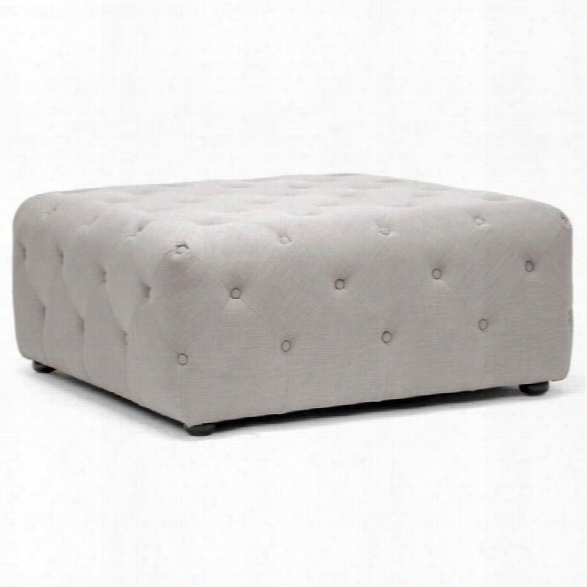 Maklaine Ottoman In Beige