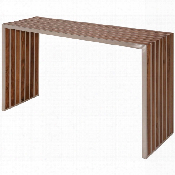 Nuevo American Amici 47.25 Console Table In Walnut