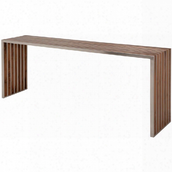 Nuevo American Amici 60 Console Table In Walnut