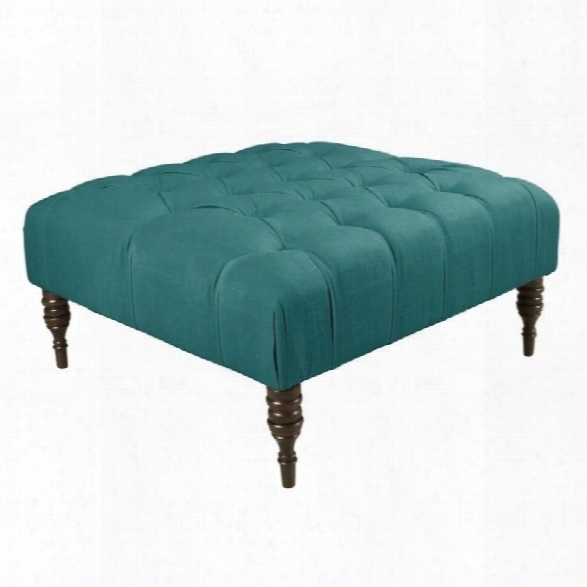 Skyline Tufted Ottoman Coffee Table In Laguna