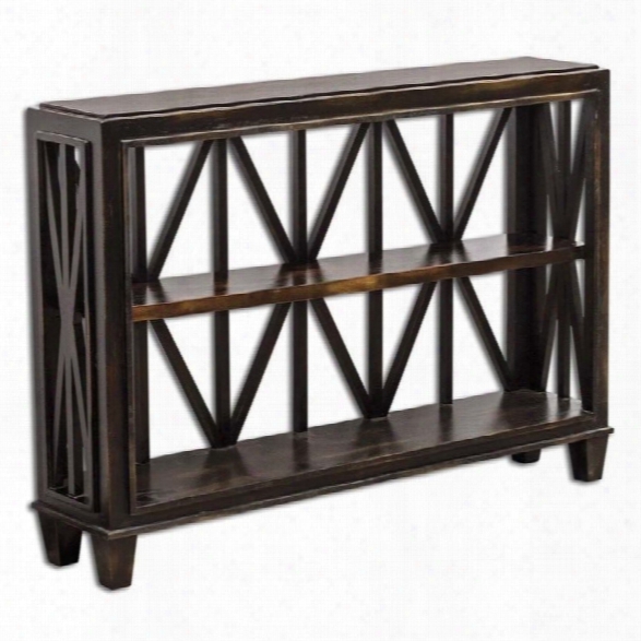 Uttermost Asadel Wood Console Table