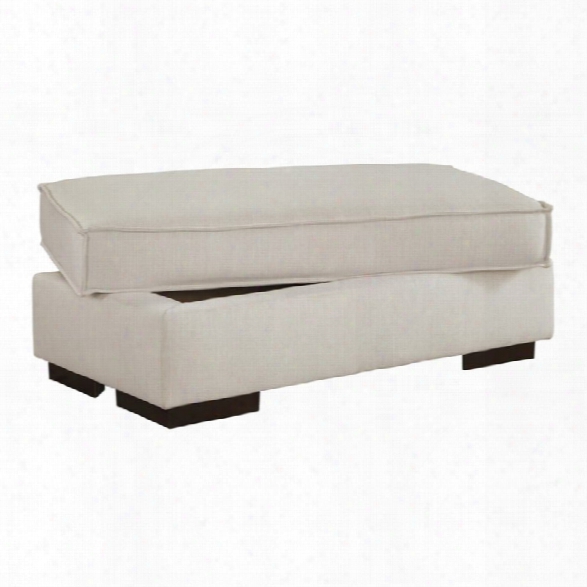 Ashley Kendleon Storage Ottoman In Stone