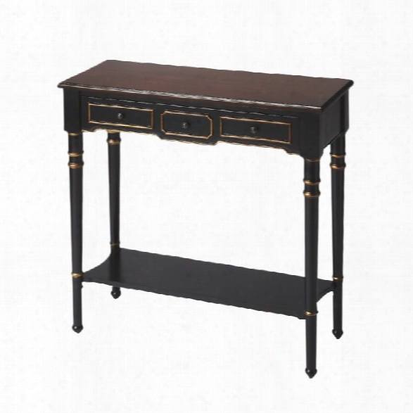 Butlrr Specialty Artists' Originals Console Table In Cafe Noir