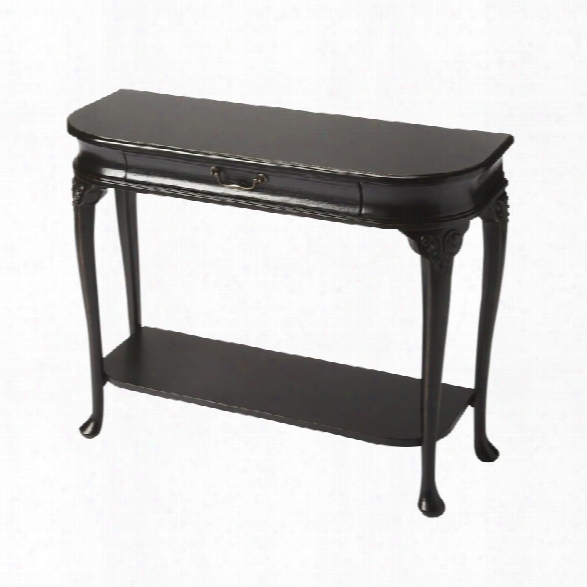 Butler Speciwlty Masterpiece Ridgeland Console Table In Black Licorice