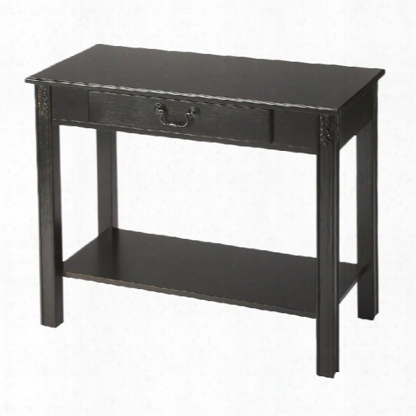 Butler Specialty Masterpiece Sheridan Console Table In Black Licorice