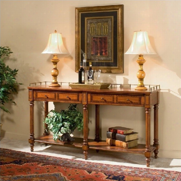 Butler Specialty Plantation Cherry Sofa Console Table