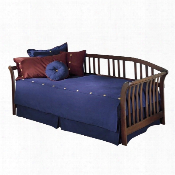 Fashion Bed Salem Daybed With Link Spring And Report Up In Mahogany