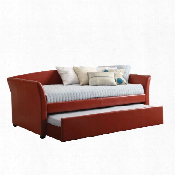 Furniture Of America Allisa Daybed With Trundle In Red