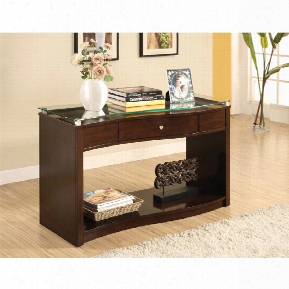 Furniture Of America Watling Console Table In Espresso