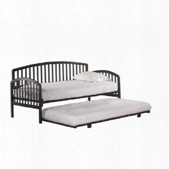 Hillsdale Carolina Daybed With Suspension Deck And Trundle In Navy