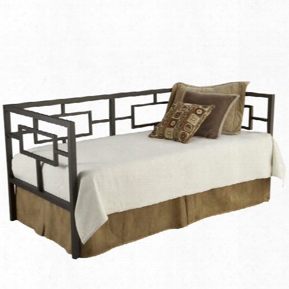 Hillsdale Chloe Daybed With Trundle And Suspension Deck In Bronze Finish