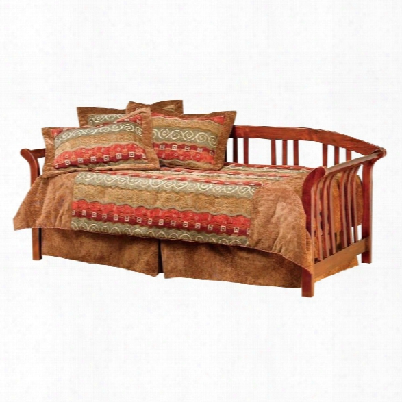 Hillsdale Dorchester Solid Pine Wood Daybed In Brown Cherry Finish-daybed Without Trundle