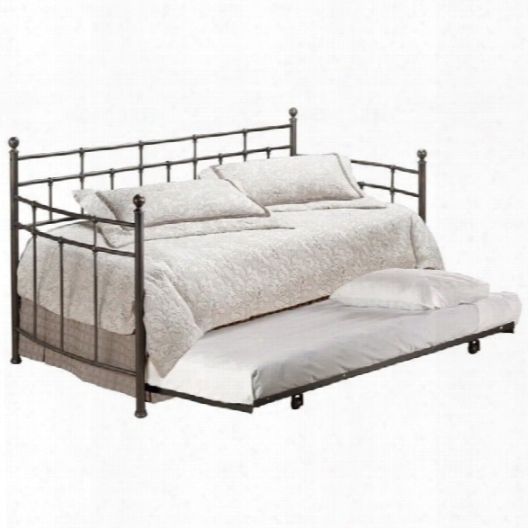 Hillsdale Providence Metal Daybed In Antique Bronze Finish With Suspension Deck-daybed Only