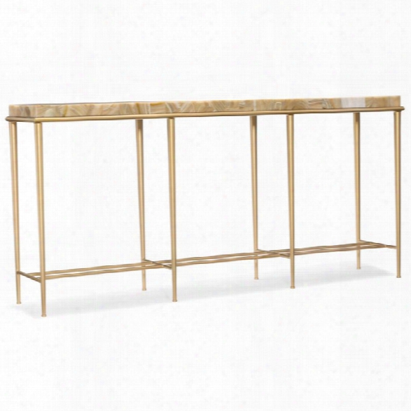 Hooker Furniture Melange Essie Console Table In Gold