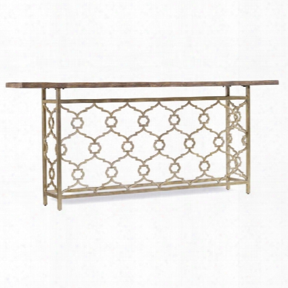 Hooker Furniture Melange Landon Console Table In Silver