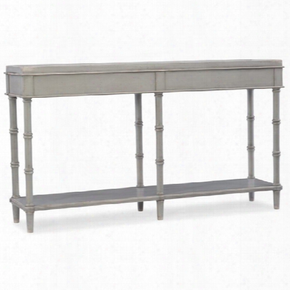 Hooker Furniture Melange Landry Console Table In Light Gray