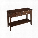 A-America Westlake 2 Drawer Console Table in Cherry Brown