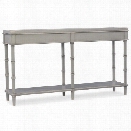 Hooker Furniture Melange Landry Console Table in Light Gray