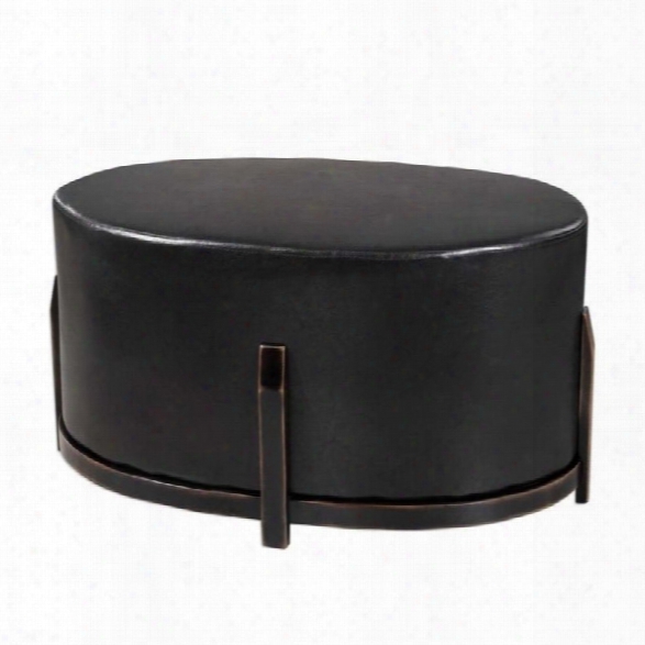 Uttermost Desta Espresso Brown Ottoman