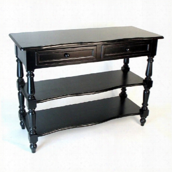 Wayborn Birchwood Sofa Table In Black