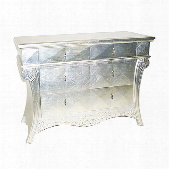 Wayborn Console Table In Silver Leaf