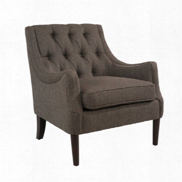 Abbyson Living Ellie Mid Century Accent Chair In Gray